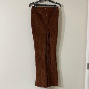 Old Navy Flare Corduroy Pants in Brown